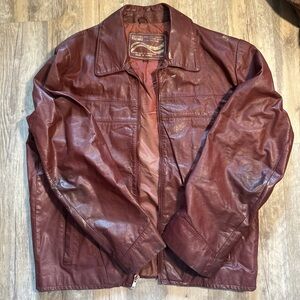 Men's Brown Leather Jacket